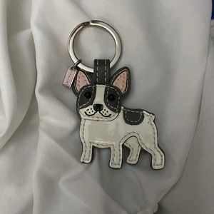 Coach "bull dog" key chain Brand New